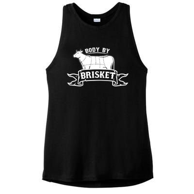 Body By Briskegift Barbecue Grill Or Grilling Gift Ladies PosiCharge Tri-Blend Wicking Tank