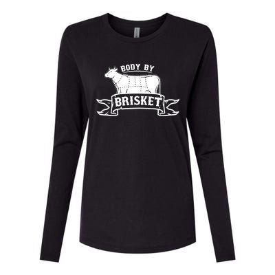 Body By Briskegift Barbecue Grill Or Grilling Gift Womens Cotton Relaxed Long Sleeve T-Shirt