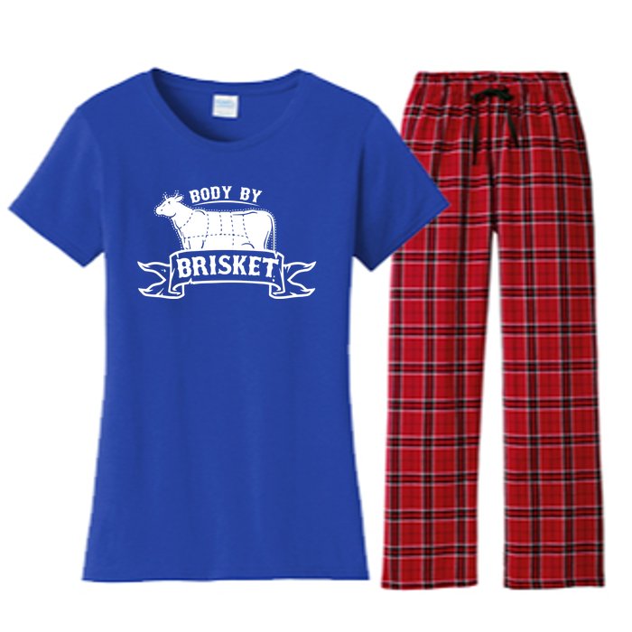 Body By Briskegift Barbecue Grill Or Grilling Gift Women's Flannel Pajama Set