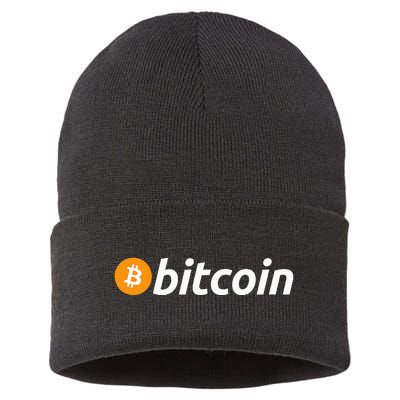 Bitcoin Btc Sustainable Knit Beanie