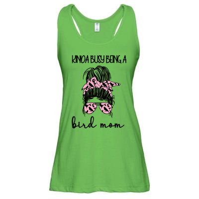 Busy Being Bird Mom Bird Owner Bird Mother Cool Gift Ladies Essential Flowy Tank