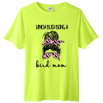 Busy Being Bird Mom Bird Owner Bird Mother Cool Gift Tall Fusion ChromaSoft Performance T-Shirt