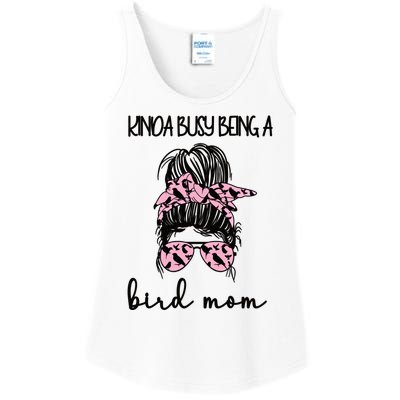 Busy Being Bird Mom Bird Owner Bird Mother Cool Gift Ladies Essential Tank