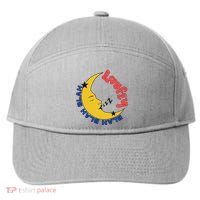 Blah Blah Blah Moon Lauvey 7-Panel Snapback Hat