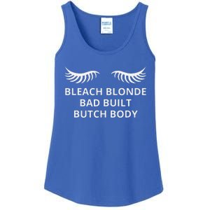 Bleach Blonde Bad Built Butch Body Ladies Essential Tank