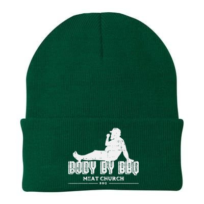 Body By Bbq Funny Barbecue Grill Meat Lover Knit Cap Winter Beanie