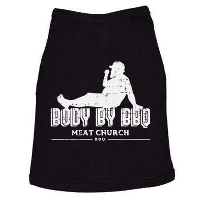 Body By Bbq Funny Barbecue Grill Meat Lover Doggie Tank