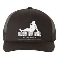 Body By Bbq Funny Barbecue Grill Meat Lover Yupoong Adult 5-Panel Trucker Hat