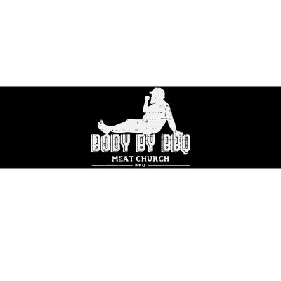 Body By Bbq Funny Barbecue Grill Meat Lover Bumper Sticker