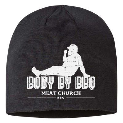 Body By Bbq Funny Barbecue Grill Meat Lover Sustainable Beanie