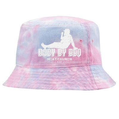 Body By Bbq Funny Barbecue Grill Meat Lover Tie-Dyed Bucket Hat