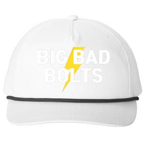 Big Bad Bolts Funny Snapback Five-Panel Rope Hat