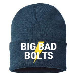 Big Bad Bolts Funny Sustainable Knit Beanie