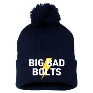 Big Bad Bolts Funny Pom Pom 12in Knit Beanie