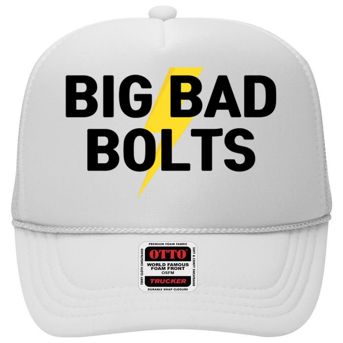 Big Bad Bolts Funny High Crown Mesh Back Trucker Hat