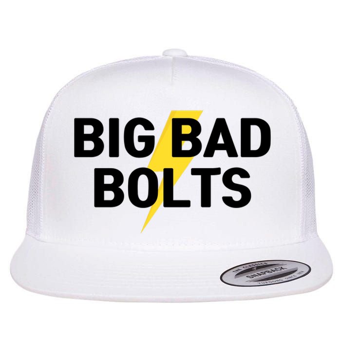 Big Bad Bolts Funny Flat Bill Trucker Hat