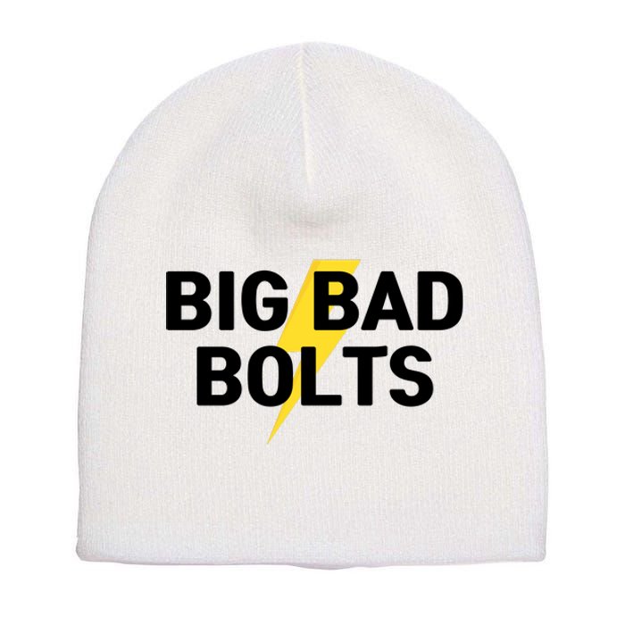 Big Bad Bolts Funny Short Acrylic Beanie