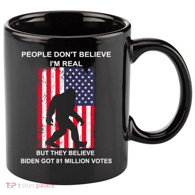 Believe Biden Bigfoot For 4th Of July 11oz C Handle Ceramic Mug