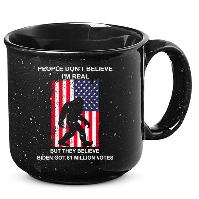 Believe Biden Bigfoot For 4th Of July 15oz Campfire Ceramic Mug