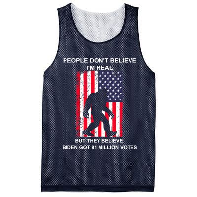 Believe Biden Bigfoot For 4th Of July Mesh Reversible Basketball Jersey Tank