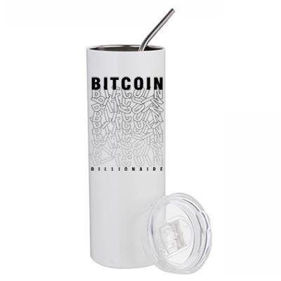 Bitcoin Billionaire Stainless Steel Tumbler