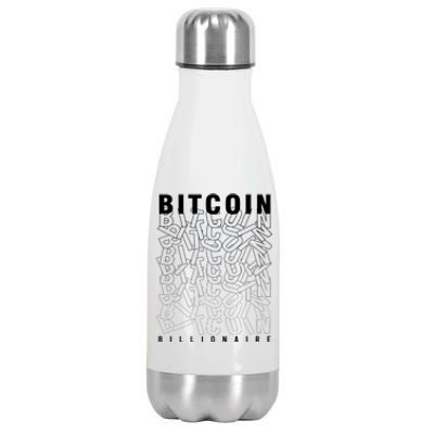 Bitcoin Billionaire Stainless Steel Insulated Water Bottle