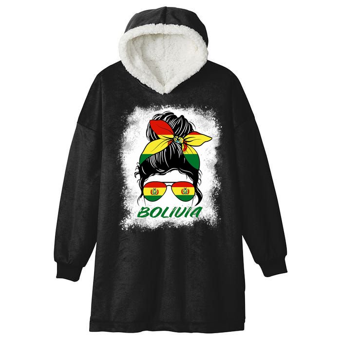 Bolivia Bleached Bolivian Bolivian Hooded Wearable Blanket