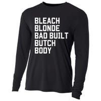 Bleach Blonde Bad Built Butch Body Antimaga Cooling Performance Long Sleeve Crew