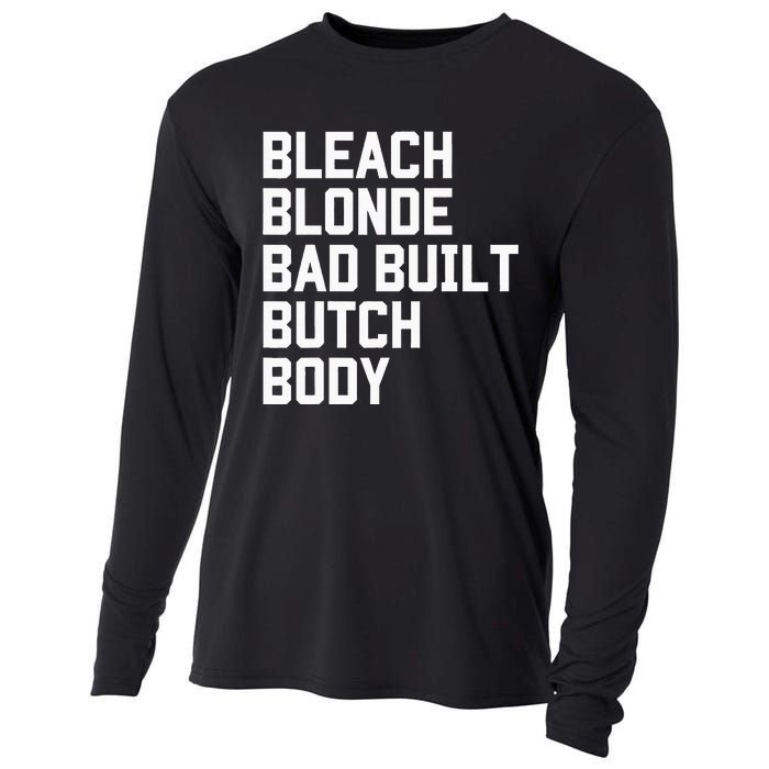 Bleach Blonde Bad Built Butch Body Antimaga Cooling Performance Long Sleeve Crew