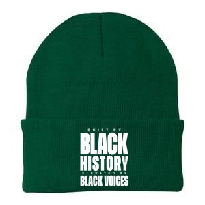 Built By Black History Elevated By Black Voices Knit Cap Winter Beanie