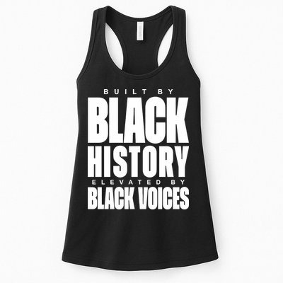 Built By Black History Elevated By Black Voices Womens Tank Top