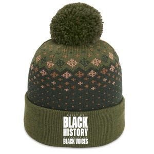 Built By Black History Elevated By Black Voices The Baniff Cuffed Pom Beanie