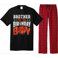 Brother Basketball Birthday Boy Family Baller B Day Party Pajama Set