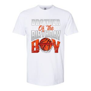 Brother Basketball Birthday Boy Family Baller B Day Party Softstyle CVC T-Shirt