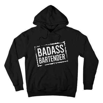 Badass Bartender Barkeeper Mixer Drinks Server Hoodie