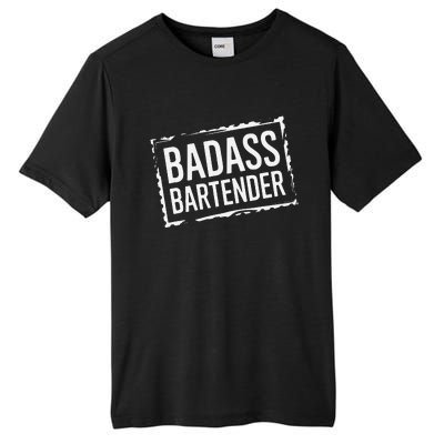 Badass Bartender Barkeeper Mixer Drinks Server Tall Fusion ChromaSoft Performance T-Shirt