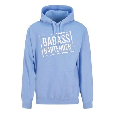 Badass Bartender Barkeeper Mixer Drinks Server Unisex Surf Hoodie