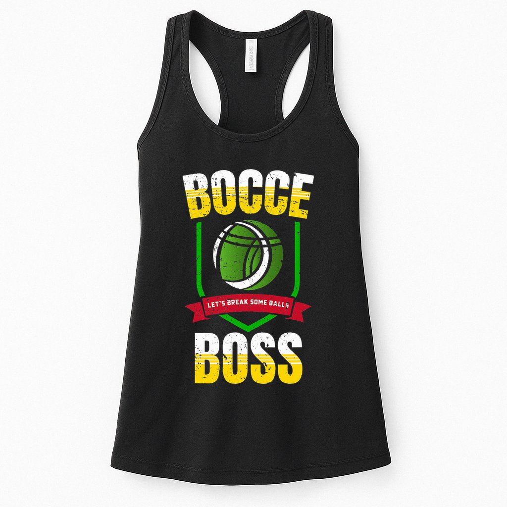 Bocce Boss Boules Sports Lawn Bocce Ball Womens Tank Top