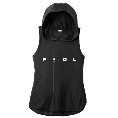 Billiards Billiards Ladies PosiCharge Tri-Blend Wicking Draft Hoodie Tank