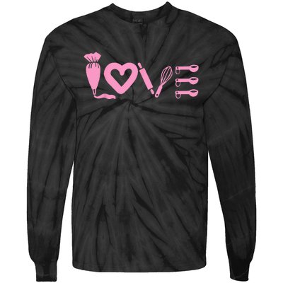 Baking Baker Tie-Dye Long Sleeve Shirt