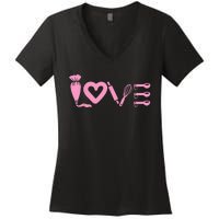 Baking Baker Women's V-Neck T-Shirt