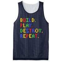 Block Building Build Play Destroy Repeat Brick Builder Mesh Reversible Basketball Jersey Tank