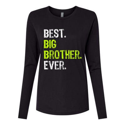 Best Big Brother Ever Teenager Older Sibling Womens Cotton Relaxed Long Sleeve T-Shirt