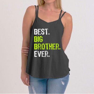 Best Big Brother Ever Teenager Older Sibling Women's Strappy Tank