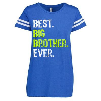 Best Big Brother Ever Teenager Older Sibling Enza Ladies Jersey Football T-Shirt