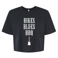 Bikes Blues Barbecue Fayetteville Ar Ozarks Music Bella+Canvas Jersey Crop Tee