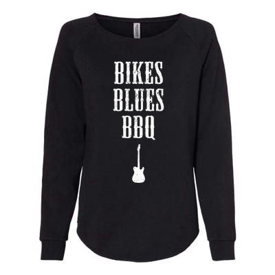 Bikes Blues Barbecue Fayetteville Ar Ozarks Music Womens California Wash Sweatshirt