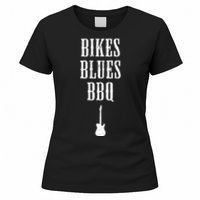 Bikes Blues Barbecue Fayetteville Ar Ozarks Music Women's T-Shirt