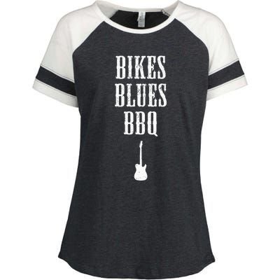 Bikes Blues Barbecue Fayetteville Ar Ozarks Music Enza Ladies Jersey Colorblock Tee