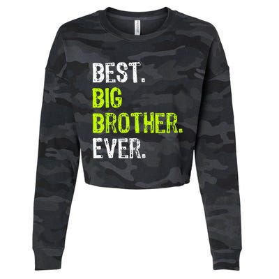 Best Big Brother Ever Teenager Older Sibling Cropped Pullover Crew